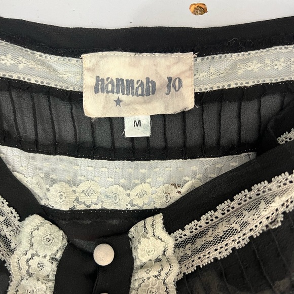 VTG Hannah Jo Lace Trim 100% Silk Camisole Top - Picture 6 of 7